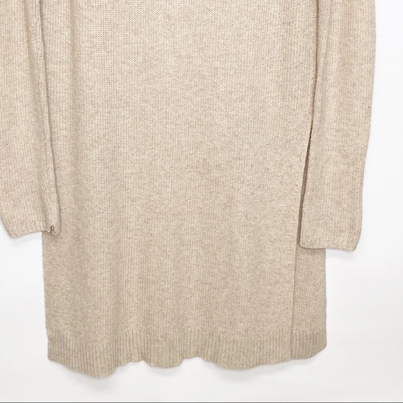 Anthropologie Moth Tan Tunic Side Slit Sweater XS, EUC. - Picture 8 of 14